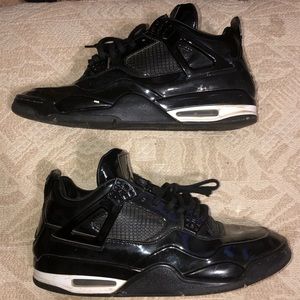 Air Jordan 4 Retro Retro “Black Patent” Size 12